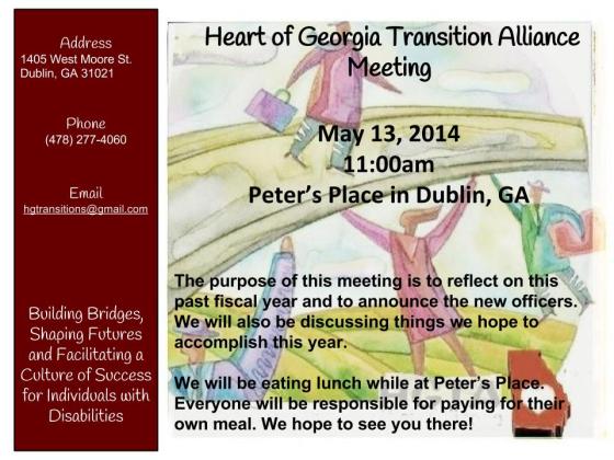 May 2014 Meeting Flyer